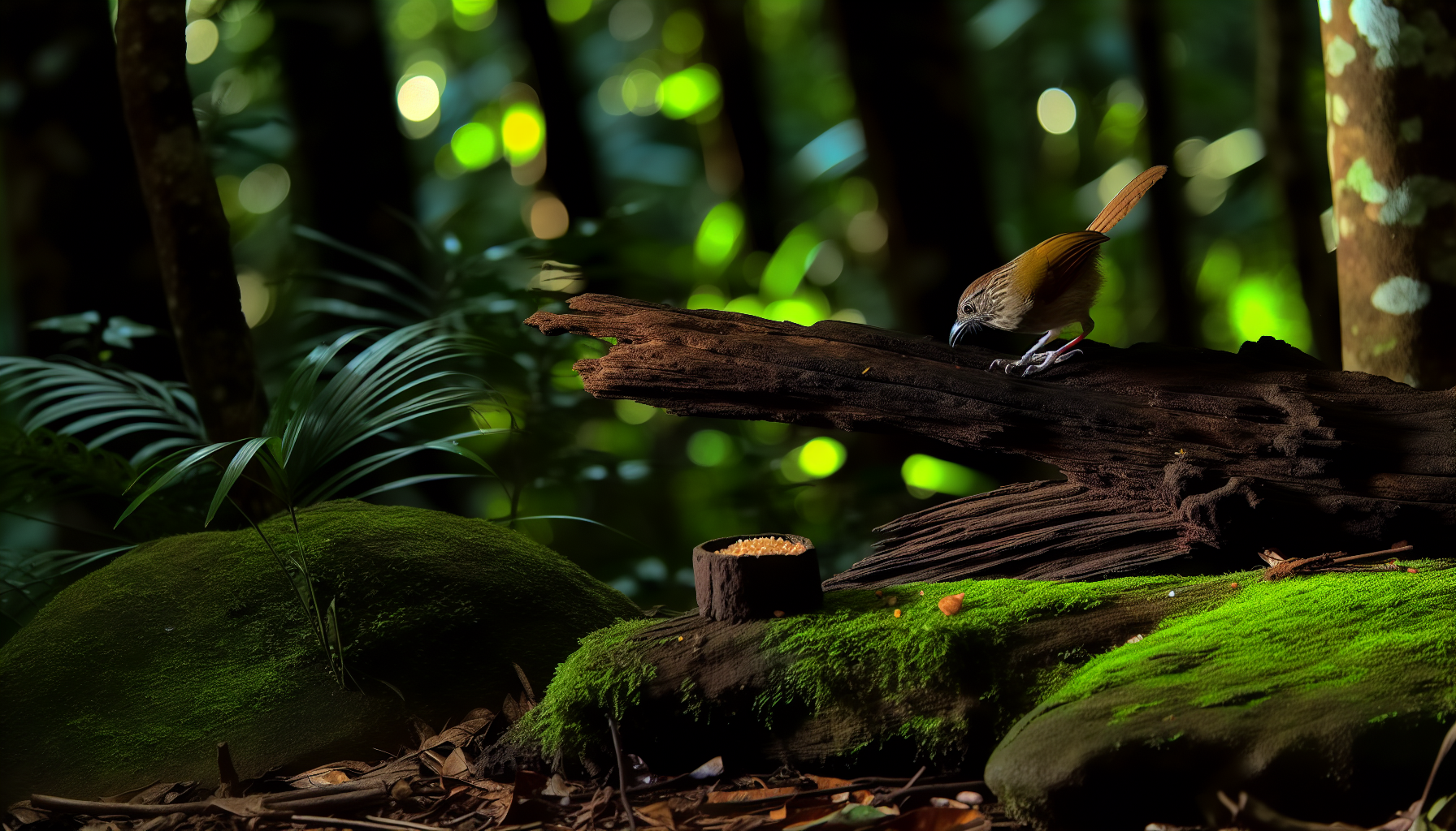 Bird in natural habitat - AI generated illustration for article about Wild Turkey Identification Guide: Field Marks, Behavior & Habitat