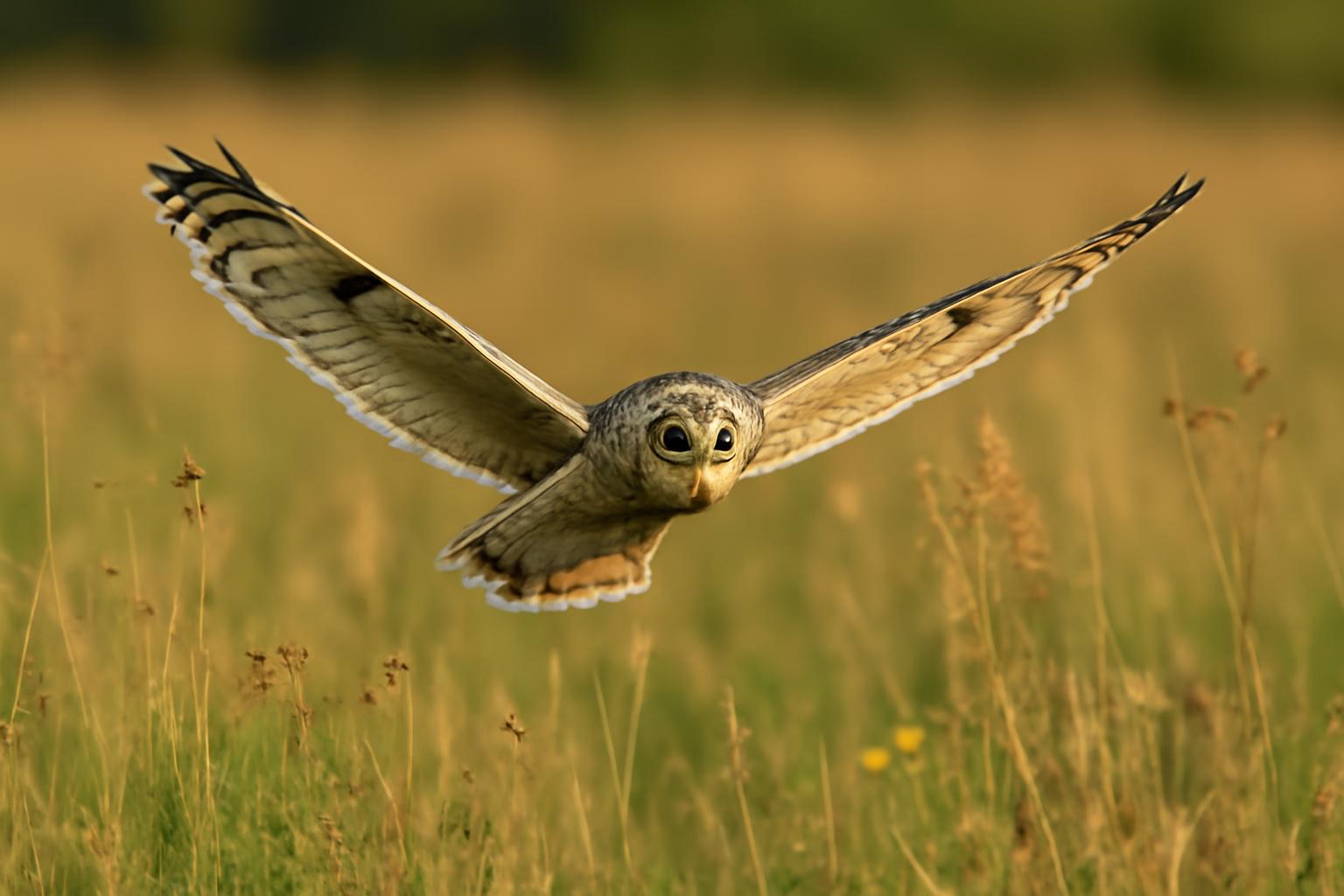 owl in natural habitat - AI generated illustration for article about Training the Next Generation of Bird Conservationists
