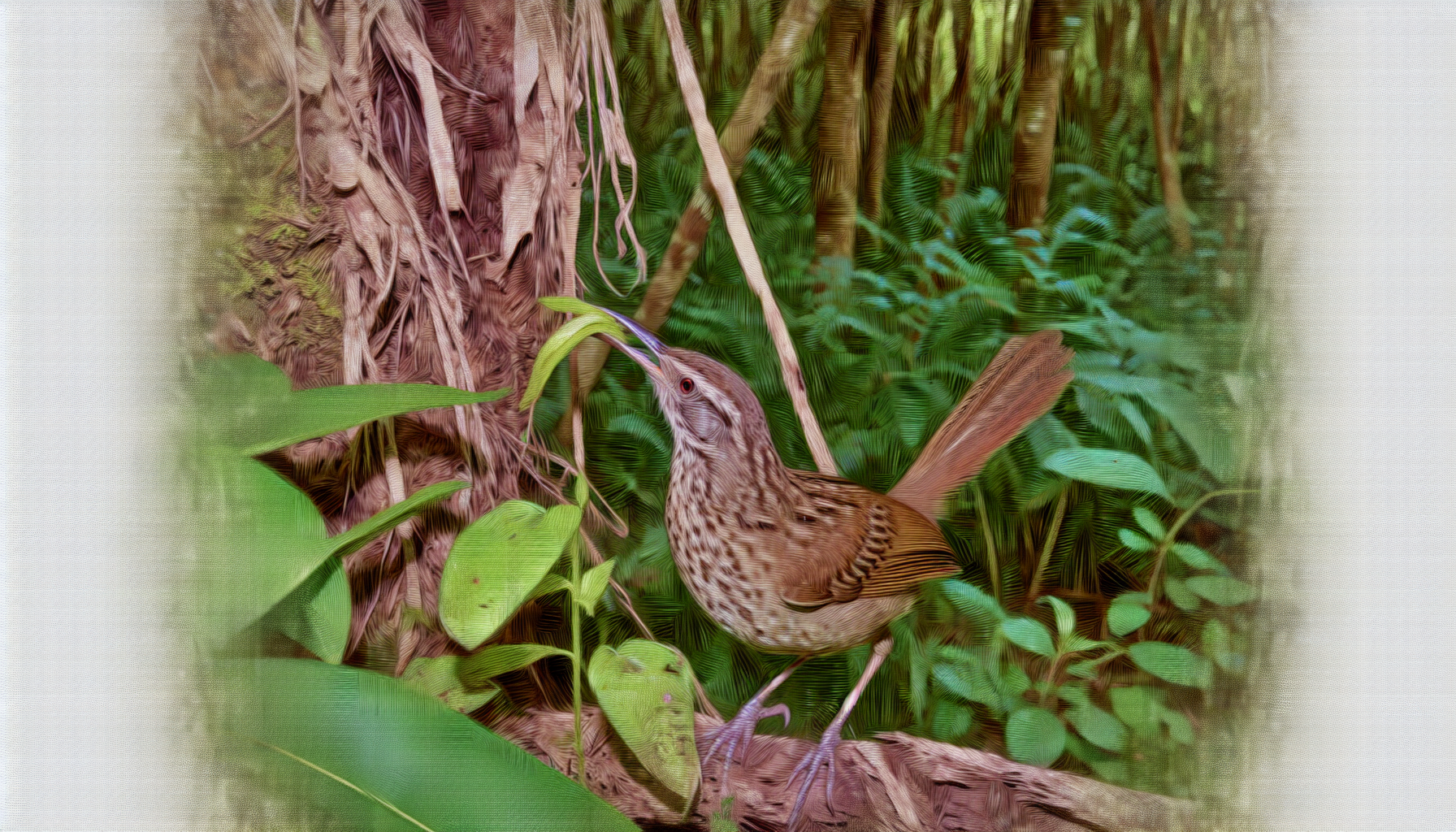 Bird in natural habitat - AI generated illustration for article about Atlantic Puffin Winter Foraging in Northeast Canyons Marine Monument