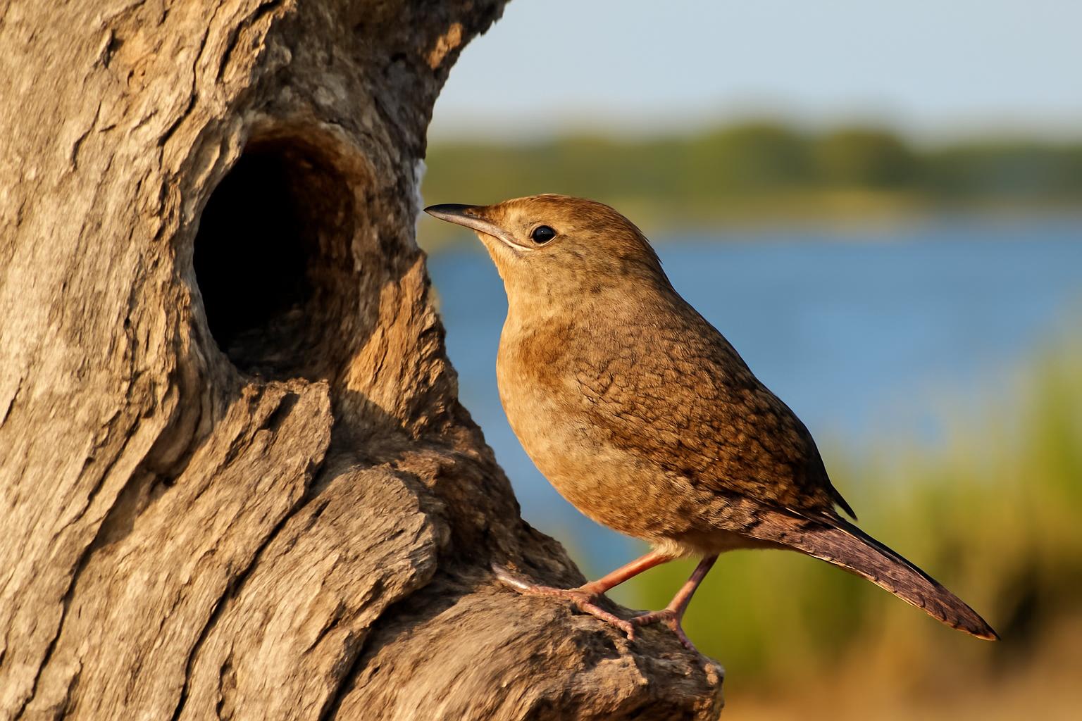wren in natural habitat - AI generated illustration for article about Kestrel, Wren, Killdeer: Reading Riparian Birds in Stressed Habitat