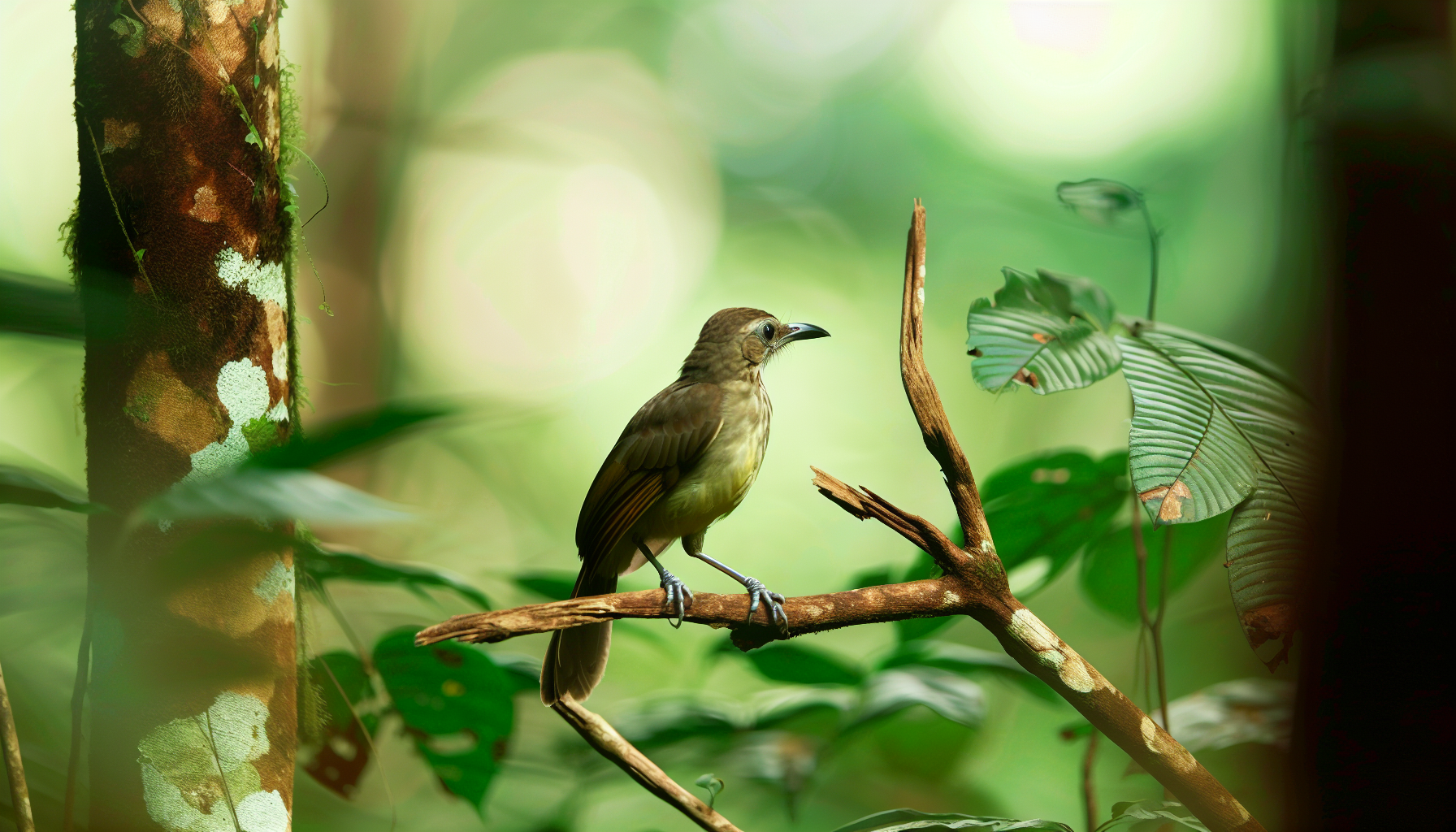 Bird in natural habitat - AI generated illustration for article about How Christmas Bird Count Data Powers Bird Conservation Action