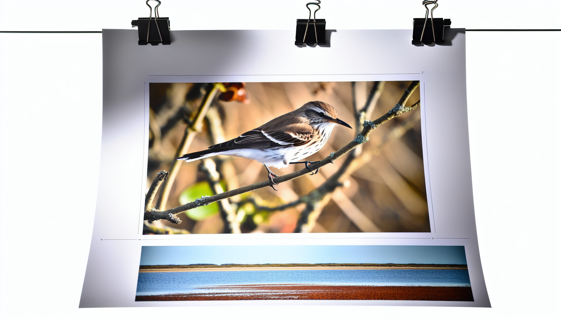 Bird in natural habitat - AI generated illustration for article about Dr. Sandy DeSimone's Coastal Sage Scrub Research: 30 Years of Bird Data