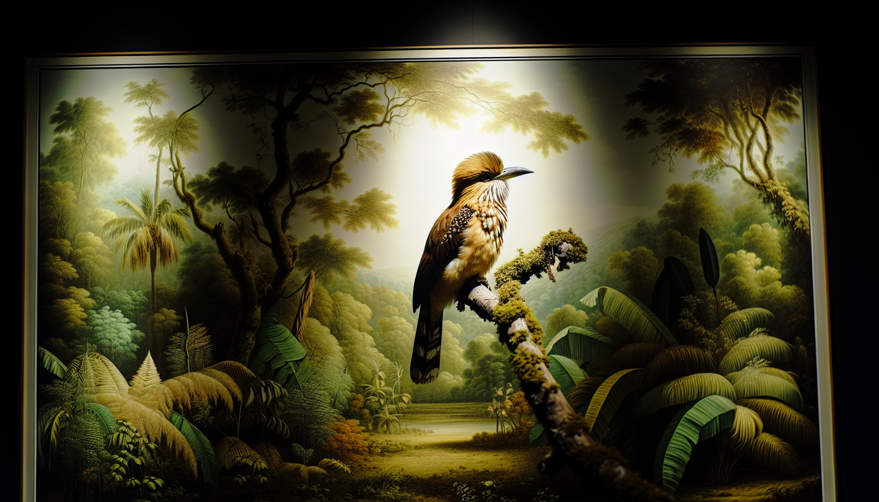 Bird in natural habitat - AI generated illustration for article about Nature Journaling for Bird Watchers: Field Guide to Better Observation