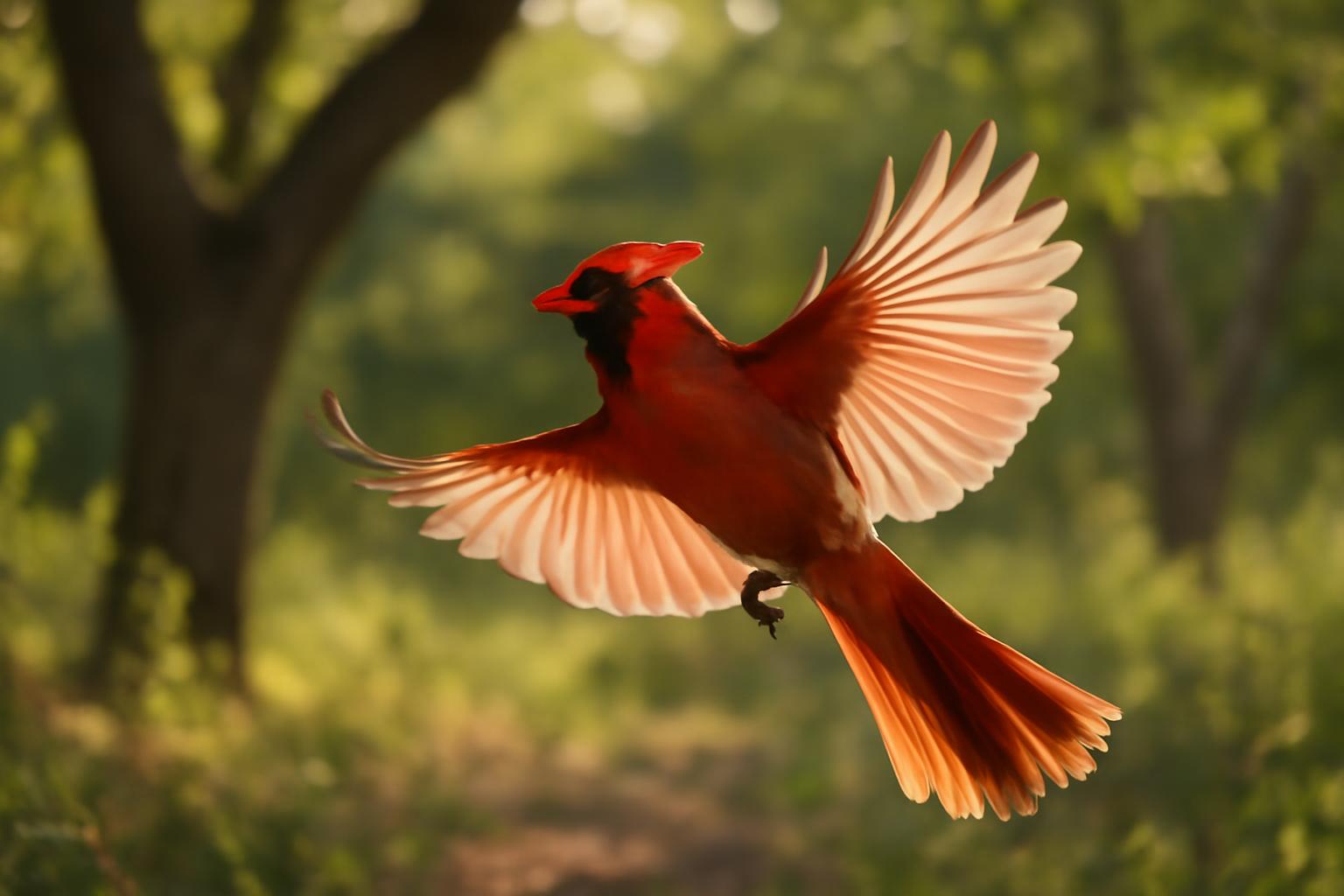 Bird in natural habitat - AI generated illustration for article about How Audubon Chapters Transform Bird Behavior Research & Citizen Science
