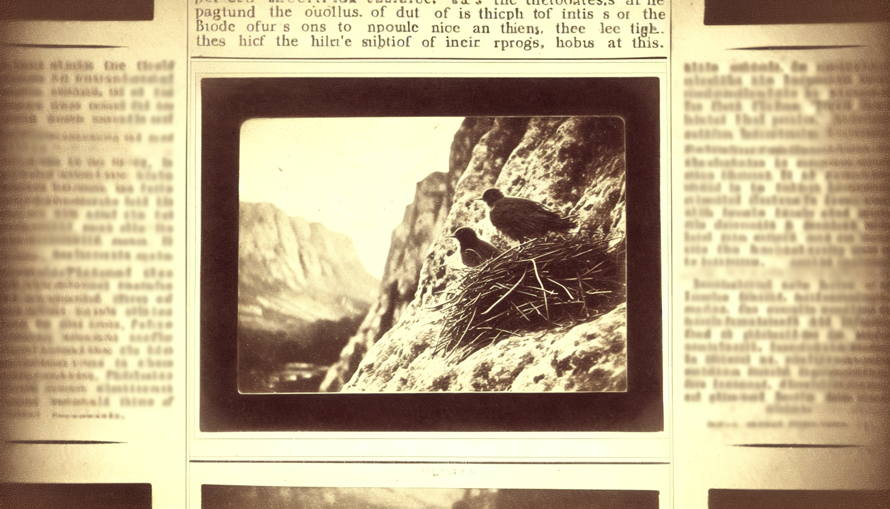 Bird in natural habitat - AI generated illustration for article about Mountain Chickadee Behavior: Spring Observations Reveal Complex Social Patterns