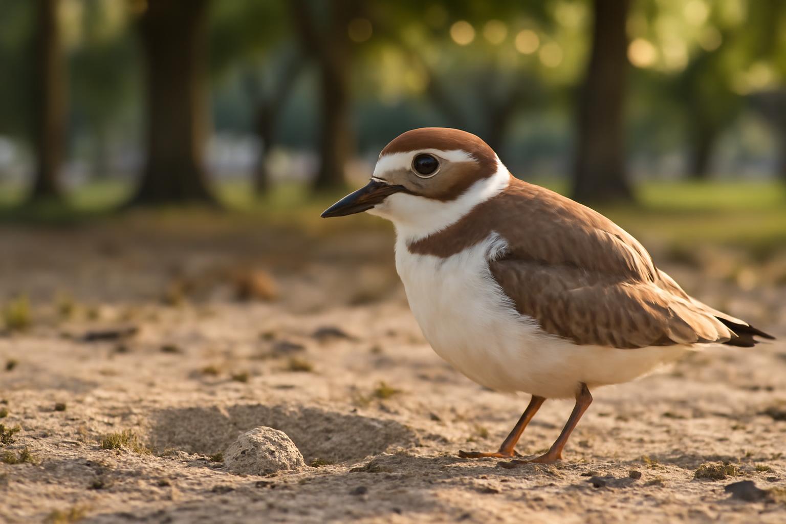 shorebird in natural habitat - AI generated illustration for article about Sand, Scrapes & Survival: How Beach-Nesting Birds Actually Work