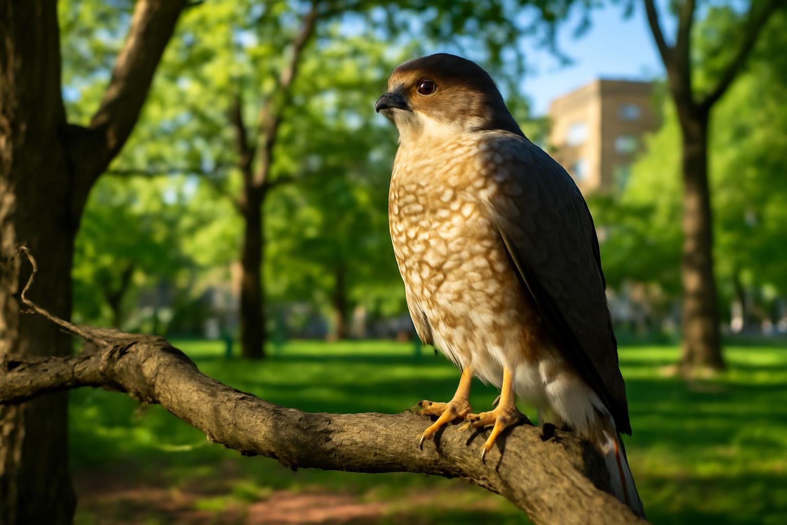 hawk in natural habitat - AI generated illustration for article about Four Western Birds Worth Knowing by Sight and Sound