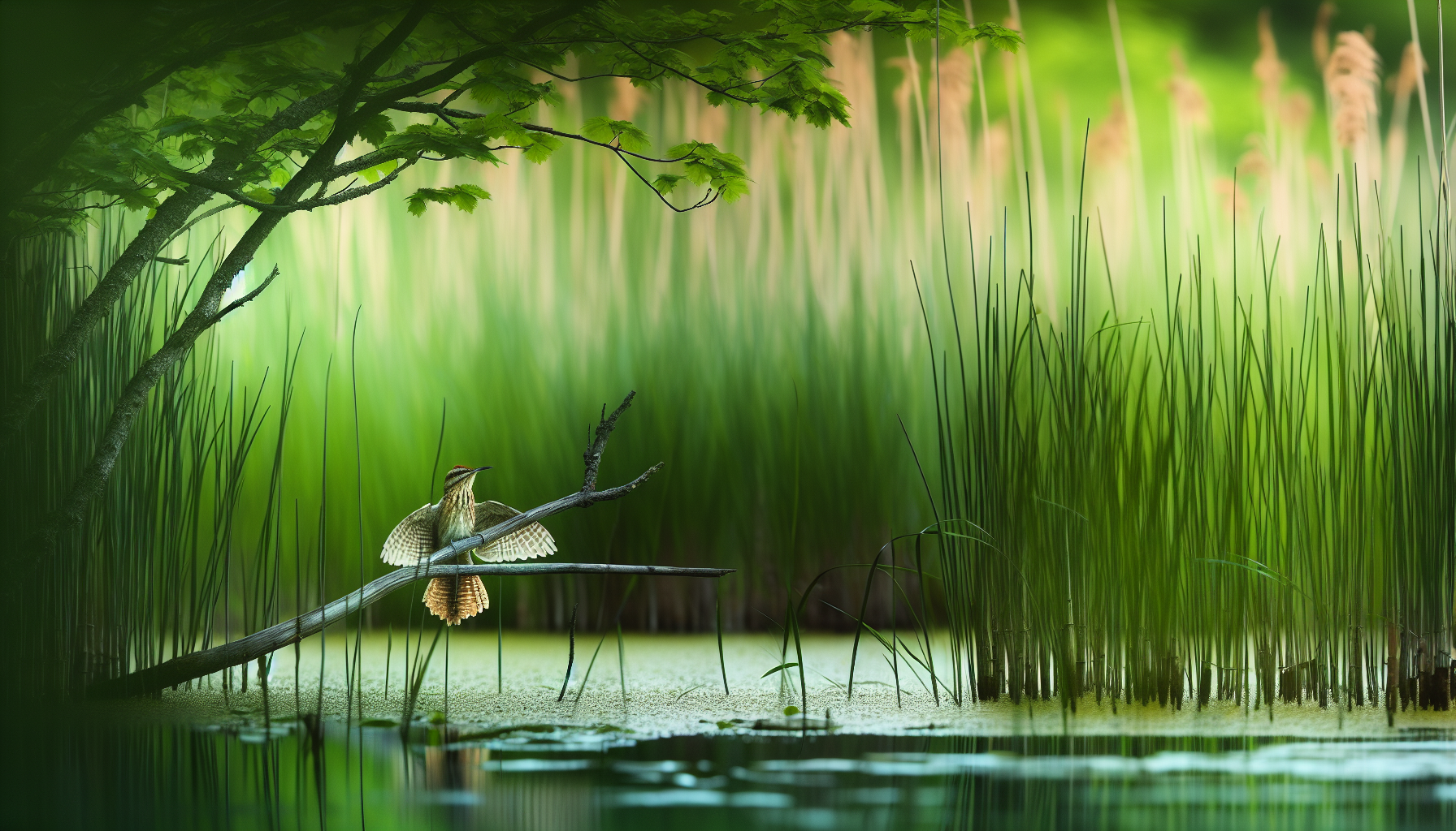 Bird in natural habitat - AI generated illustration for article about Urban Birders Drive Policy Change: NC Advocacy Day 2026 Guide