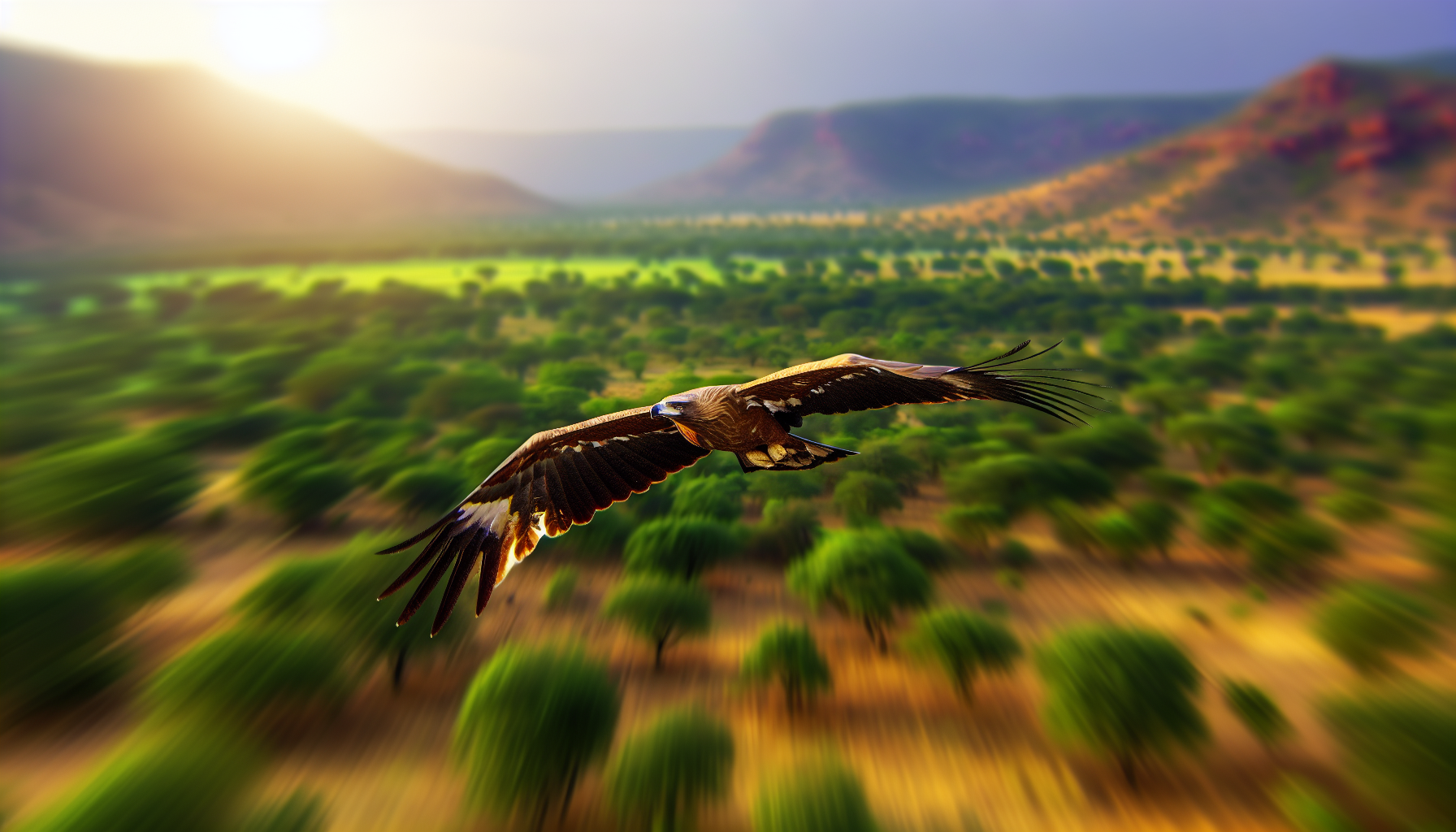 eagle in natural habitat - AI generated illustration for article about How 30,000 Bird Advocates Won Critical Habitat Protection Victories