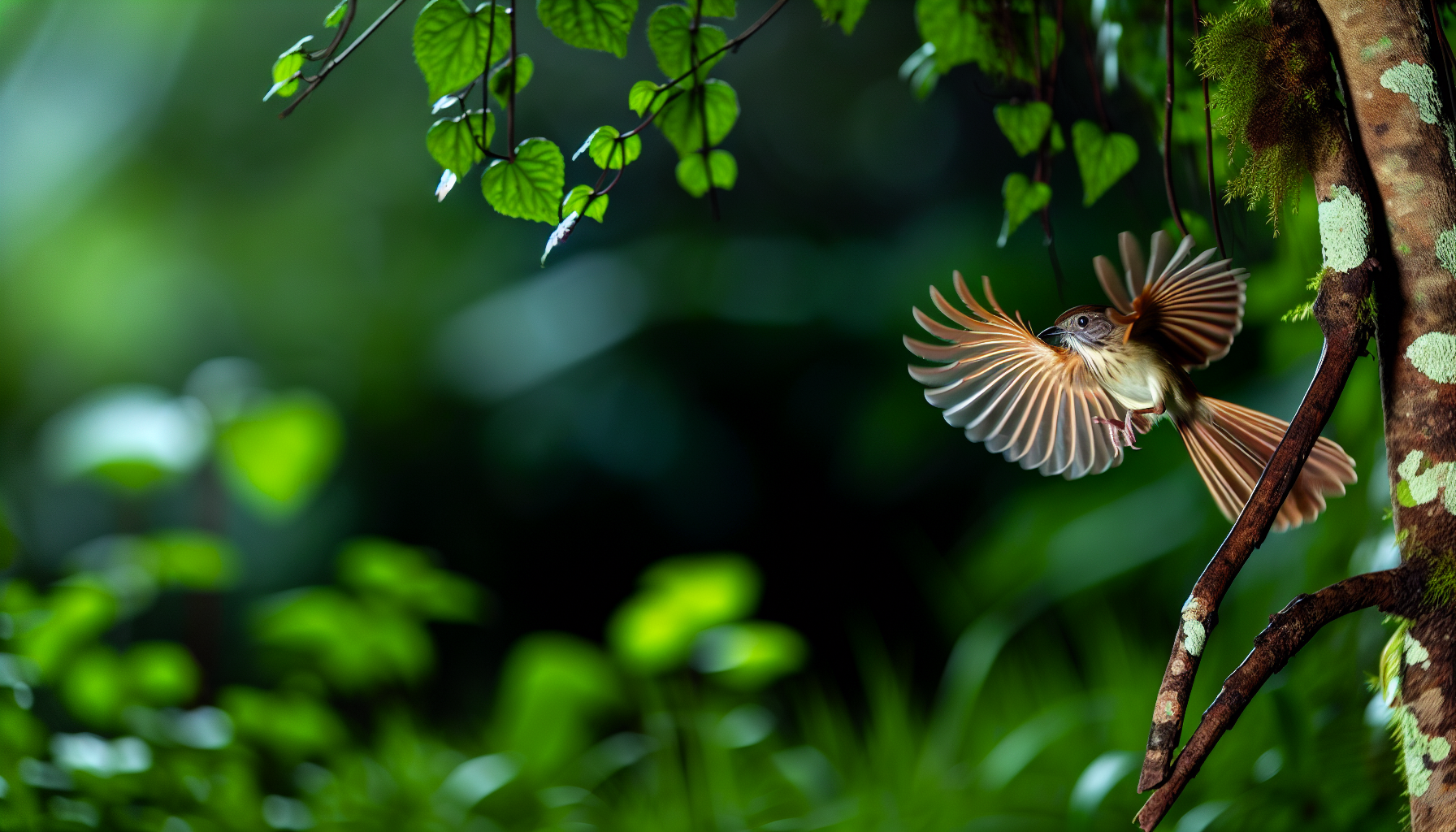 songbird in natural habitat - AI generated illustration for article about American Goldfinch Nesting Behavior: Late Summer Photography Guide