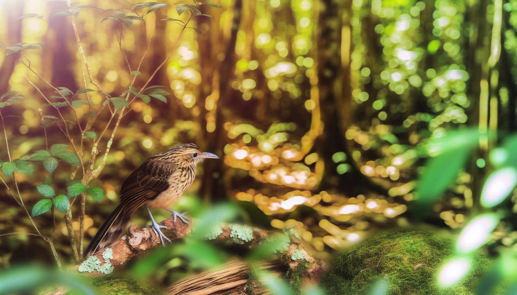 Bird in natural habitat - AI generated illustration for article about Arizona Yellow-billed Cuckoo Surveys: Essential Field Skills Training
